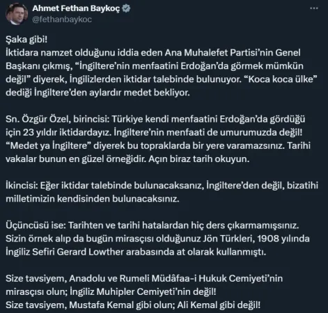 “Mustafa Kemal gibi olun; Ali Kemal gibi değil” –  Ankara Haber