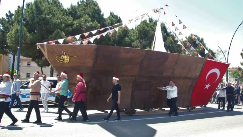 Fethin 572’nci yıl dönümü, karadan gemi yürütülerek canlandırıldı –  Ankara Haber
