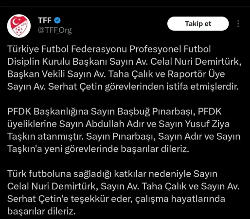 PFDK Başkanlığı’na Başbuğ Pınarbaşı atandı –  Ankara Haber