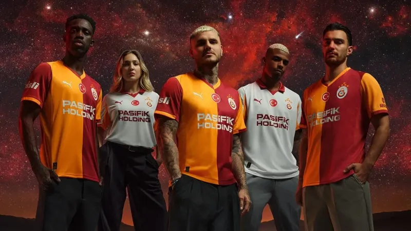 Galatasaray’ın yeni sezon formaları taraftarın beğenisine sunuldu –  Ankara Haber