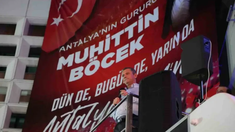 Özgür Özel’den Antalya’da miting –  Ankara Haber